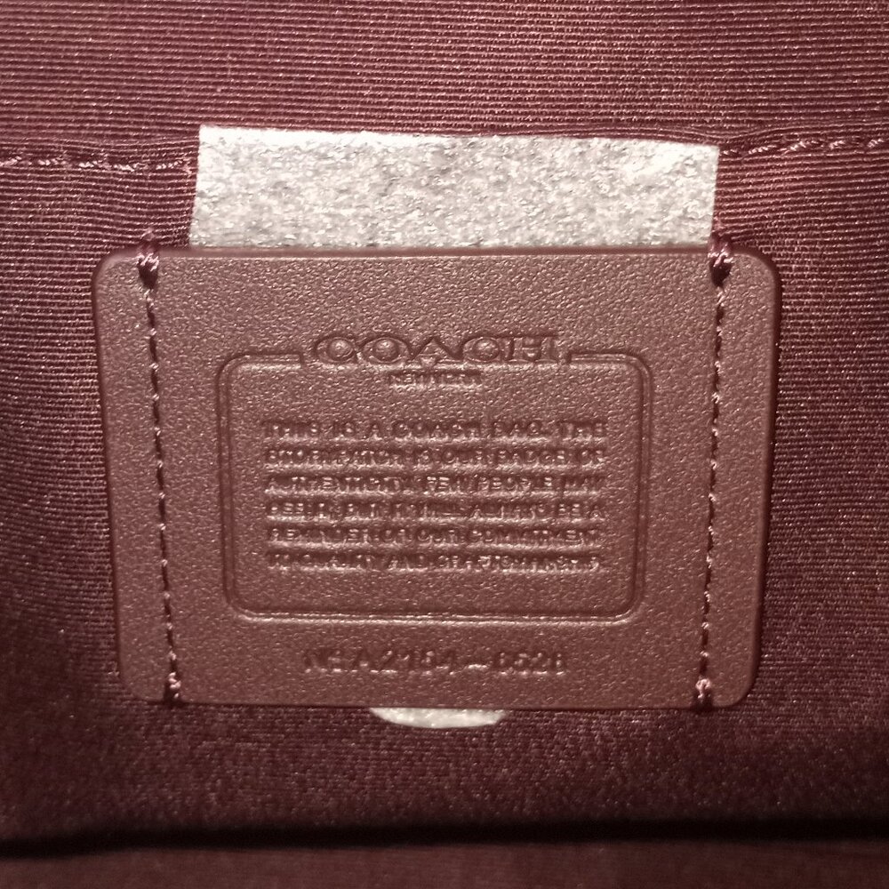 COACH Navy Blue Tote with Logo Front - Picture 7 of 11